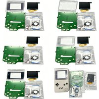 No Cut 2.45" Original Size High Bright LCD Screen & Shell Kit For GameBoy DMG-01 GB, Drop-in Easy Install Replacement Mod Parts