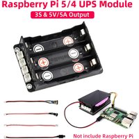 Raspberry Pi 5 4B 5V 5A Uninterruptible Power Supply Module 3S Supports Charging Power Output At Same Time for RPI 5 4B