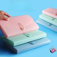 13 Pocket Expanding File Folder, Accordion Document Organizer with String Closure, Office School Home