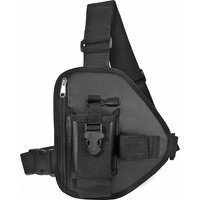 Universal Radio Chest Pack,Tactical Vest Nylon Vest Walkie Talkie Chest Rig Pack for Baofeng Motorola Kenwood Two Way Radio