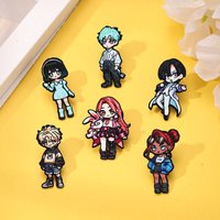 Alien Stage ALNST Enamel Pins Set Till Luka Mizi Ivan Sua Hyuna Metal Brooch Lapel Pin Badges for Backpack Fans Collectible Gift
