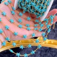 1Meter Stainless Steel Jewelry Making Chain Components Summer Turtle Star Bohemia Link Necklaces Bracelets Chain Jewelry Finding