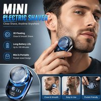 Portable Mini Electric Travel Shaver For Men Pocket Size Micro USB Rechargeable Painless Cordless Trimmer Knife Face Beard Razor