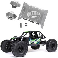 Metal Stainless Steel Chassis Armor Collision Protection Skid Plate for Axial 1/8 AXP8 Gilamon 2.2 4X4 RTR Trail Buggy AXI-1207