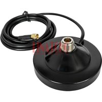 N Female Jack Socket Antenna Magnetic Base 90MM Diameter RG58U Cable SMA Male Connector