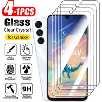 1-4PCS Screen Protector Glass For Samsung Galaxy A16 4G 5G 9H Tempered Glass For Samsung A56 A36 A26 A16 A06 Glass