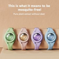 New Mosquito Repellent Bracelet Plant Essential Oil Portable Anti Mosquitoes Bite Wristband Indoor and Outdoor for Adults Kids