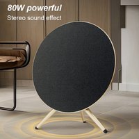 LP18 80W High-Power Subwoofer Cinema Level Wireless Bluetooth Speaker Desktop HIFI Soundbox Support BT TF Card AUX Playback Mode
