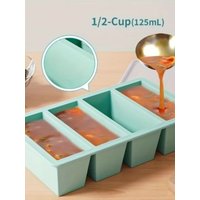 1pc Silicone Freezer Tray with Lid - Durable Kitchen Storage for Soup, Broth & Sauces - Stackable Food Prep Container