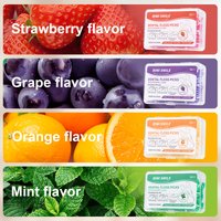50 Pack Fruit Flavored Dental Floss Disposable High Elasticity Cleaning Toothpicks Portable Dental Care for Healthy Smiles