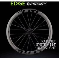 AliExpress ELITEWHEELS EDGE Ultralight 1314g Road Disc Carbon Wheelset 40 45 50 65mm Ratchet System 36T HUB Wing 20 Spoke For Racing Bike