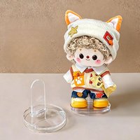 Small Ornament Display Stand Mini Doll Storage Display Stand Plush Toy Hanger Doll Standing Support Stand Base