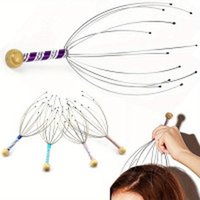 Practical Metal Octopus Scalp Massager Portable Head Relax Tool Relieve Fatigue Stress Home Comfort Stress Relief Accessory