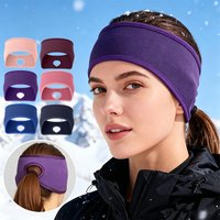 Winter windproof and warm earmuffs, running headbands, sports earmuffs, outdoor sports earmuffs, single-pack ponytail headbands