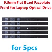 lot 5 Flat Standard 9.5mm CD DVD-ROM/RW Optical Drive Bezel Faceplate Front Panel Cover for Laptop Optical Drive ODD DVD