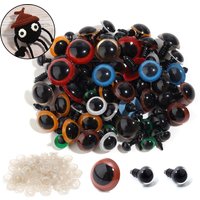 50Pcs/Lot Doll Making Eyes Reusable Plastic Button Eyes Multiple Sizes DIY Craft Stuffed Animal Toy Bear Eye for Plush Toy Doll