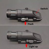 Element Tactical INFORCE WML APL Nylon-Taschenlampe für Airsoft-Pistolen und Gewehre, passend für 20-mm-Schienen, Stroboskop-Laterne