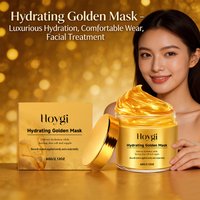Gold Facial Mask Deep Cleaning Pores Mud Mask Moisturizing Nourishing Skin Oil Control Hydrating Peel-Off Mask for Face Care