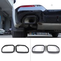 For BMW X3 G01 X4 G02 2022-2025 Stainless Steel Car Styling Tail Muffler Exhaust Pipe Output Cover Trim Exterior Accessories