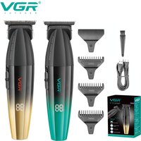 VGR haarschneidemaschine harrschneidemaschine haarschneidemaschine männer Haarschneider Professioneller Haarschneidemaschine Kabellos Haarschneider 9000 U/min Haarschnitt Barbier Metall Trimmer für