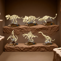 T-Rex Dinosaur Fossil Building Blocks–Easy Assembly Toy,Educational Skeleton Model for Kid,Home Desk Decor,Birthday Gift for Boy