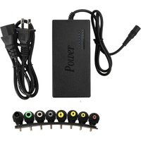 96W Multifunctional Laptop Power Adapter AC 100-240V to DC 12-24V Universal Interface Adjustable Power Adapter Charger