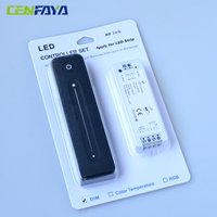 Single Color LED Controller KIT Auto-transmitting Function Dimmer RF 2.4G Remote Controller For DC 5V 12V 24V WW CW NW LED Strip