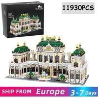 11930PCS Luxus Palace Bausteine Stadt Street View MOC Gebäude Modell Bricks Hohe Schwierigkeit Montage Spielzeug Für Erwachsene Geschenke