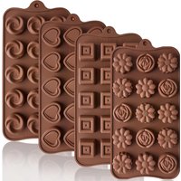Silicone Molds for Chocolate Non-Stick Chocolate Candy Butter Molds Silicone Chocolate Mold for Delicious Chocolates Baking Tool