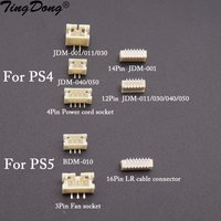 For PS4 PS5 Handle Original Charging Battery Contact Connector L2 R2 Ribbon Contact Clip Socket JDM-001 011 030 040 050 BDM-010