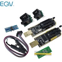CH341B XTW100 24 25 Series EEPROM Flash BIOS CH341 USB Programmer Module + SOIC8 SOP8 Test Clip For EEPROM 93CXX / 25CXX / 24CXX