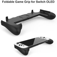 ABS Hand Grip Stand For Nintendo Switch Oled Foldable Hard Abs Ergonomic Grip Holder Protective Case For Switch OLED Accessories