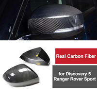 Rearview Mirror Cover for Land Rover Discovery 5 L462 Ranger Rover Sport L494 Ranger Rover 14-22 Carbon Fiber Side Mirror Case