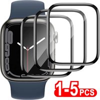 1-5PCS Screen Protector For Apple Watch 9 8 7 6 SE 38mm 40mm 42mm 44mm 41mm 45mm Not Tempered Glass Film iWatch Ultra 1 2 3 49mm