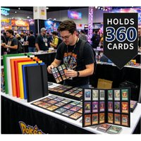 9-Pocket Card Binder for 360 Cards Durable Protective Album Storage for MTG TCG & Sports Cards - Collector's Dream Notebook