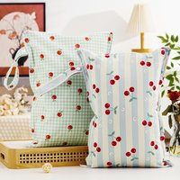 Happyflute 1 Pc Zipper Pocket Multi-Scenario Use Can Be Hung Fully Waterproof Reusable Diaper Cover WetBag Washable Yoga Bag