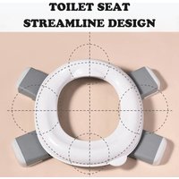 3 in 1 Travel Toilet Seat Foldable Blue Children Potty With Bags Baby Pot Portable Silicone Baby Potty Training Seat