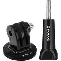 PULUZ 1/4 inch Screw Thread Cold Shoe Tripod Mount Adapter with Phone Clamp Holder For DSLR Cameras