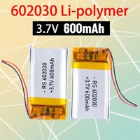 3.7V 600mAh 602030 Lithium Battery 502030 052030 Lithium Polymer Batteries for Wireless Bluetooth Headset Toy Smart Watch