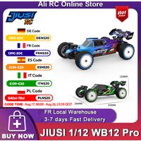 JIUSI 1/12 80km/h WB12 PRO RC Auto 2,4G 4WD 3S 35A 3600KV Bürstenloser Motor Hochgeschwindigkeits-Metall-Offroad-Allterrain-Fahrzeug Renn-RC-Modell Spielzeug für Erwachsene und Kinder, Neujahrs- und