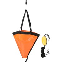 Portable Orange Drift Sock Drogue Drift Anchor Sea Anchor Marine Boat Parachute Pontoon