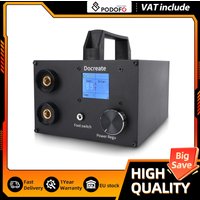 Podofo Soudeuse par points à écran LCD 18 pouces, 250 vitesses réglables, machine à souder à condensateur, outil portable pour la fabrication de batteries à bande de nickel de 0,1 à 0,3 mm