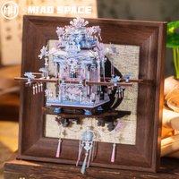 MU Dream ChairFridge Magnet 3d Stereoscopic metal puzzle,diy puzzle toy,desktop office decoration,stress-relieving colorful gift