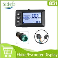 AliExpress kun ray G51 Display Waterproof Plug Electric Bike LCD Meter 24V36V48V E Scooter LCD Panel Use For Mountain Electric Bike Parts E Scooter
