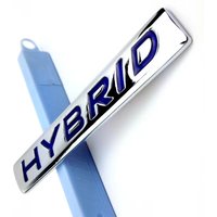 Rear Trunk HYBRID Logo for Toyota Aygo CHR Auris Rav4 Yaris Corolla 4Runner Avalon Metal Badge Car Body Sticker Accessories