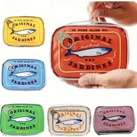 Cute sardine cosmetic bag, travel cosmetic bag, waterproof wash bag, accessory storage bag, good gift for holiday