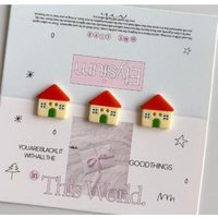 16mm Cartoon House with Window Resin Buttons DIY Craft for Kids Kindergarten Apparel Clothing Sewing Accessories Supplies