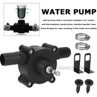 1pc Portable Mini Electric Drill Pump Manual Self-priming Liquid Transfer Pump Diesel Fluid Water Pump Home Garden Outdoor Tools