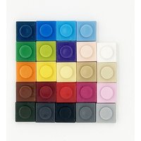 Brown Color Plate 1x1 3024 Building Block Part Brick for Kids Pixel Art Remix Painting QR Code Gift Children DIY Toys