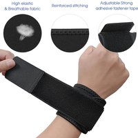 Compression Wrap Sports Wrist Support Thin Breathable Adjustable Wrist Wrap Strap Gym Resistant Flexible Wrist Guard Supplies